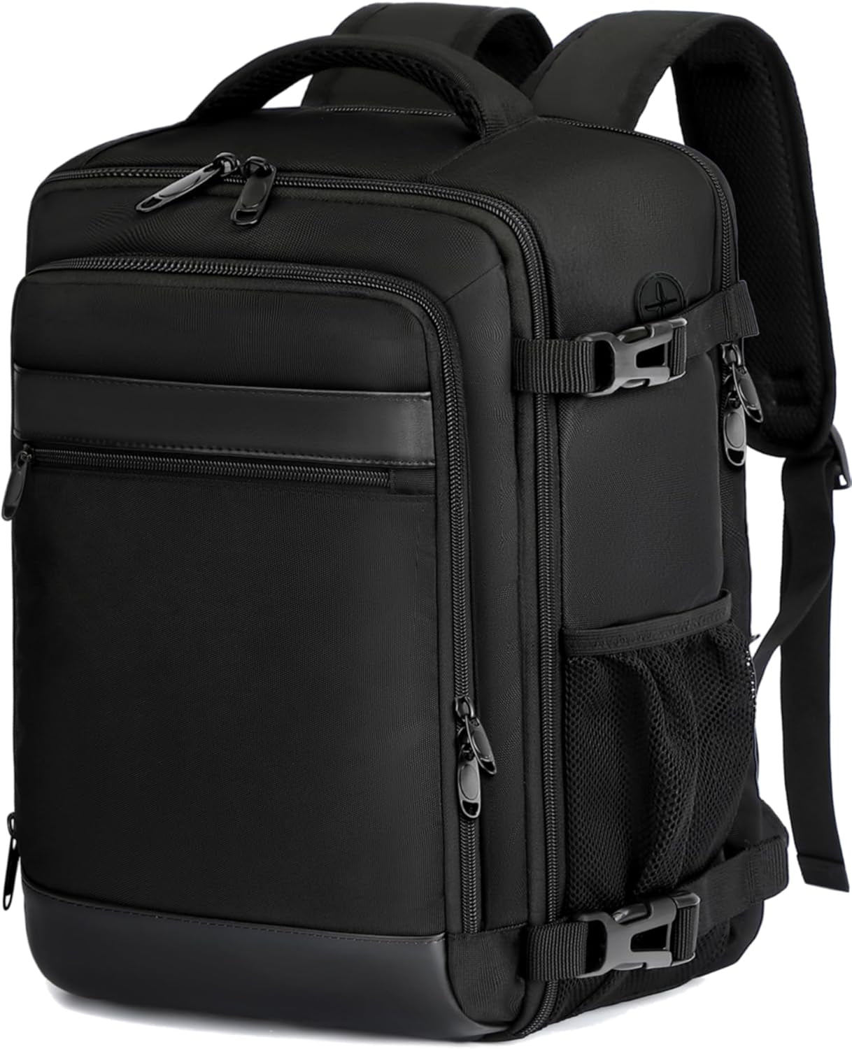 Zaino Ryanair 40X20X25 Da Viaggio Aereo Bagaglio a Mano 20L Borsa Da Cabina per Uomo E Donna, Lavoro, Trekking, Scuola, 14 Pollici Porta PC Dayback Nero